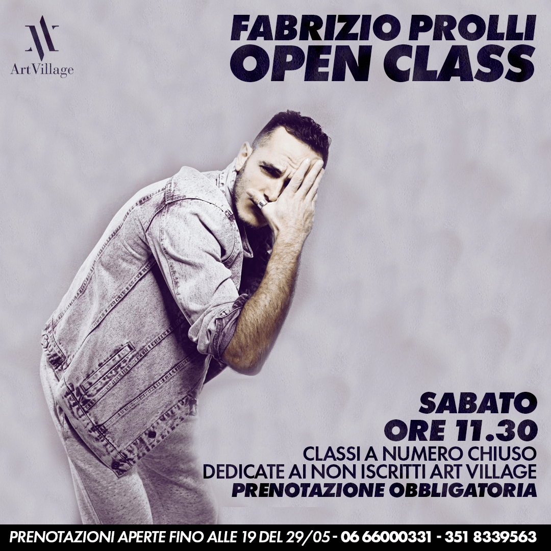 OPEN CLASS CON FABRIZIO PROLLI