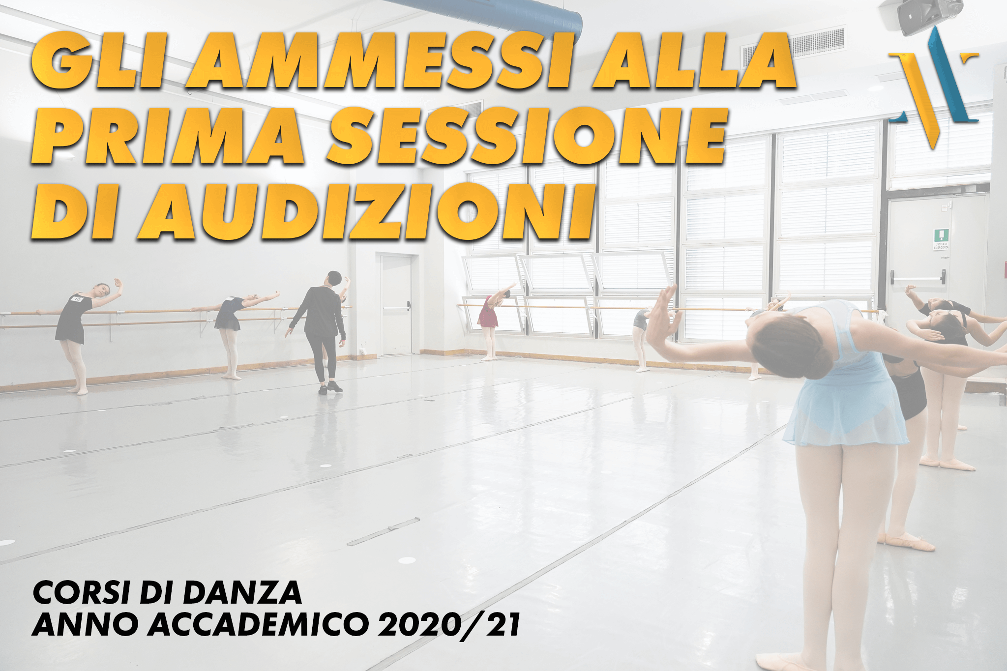 AUDIZIONI DANZA – Gli ammessi alla prima sessione