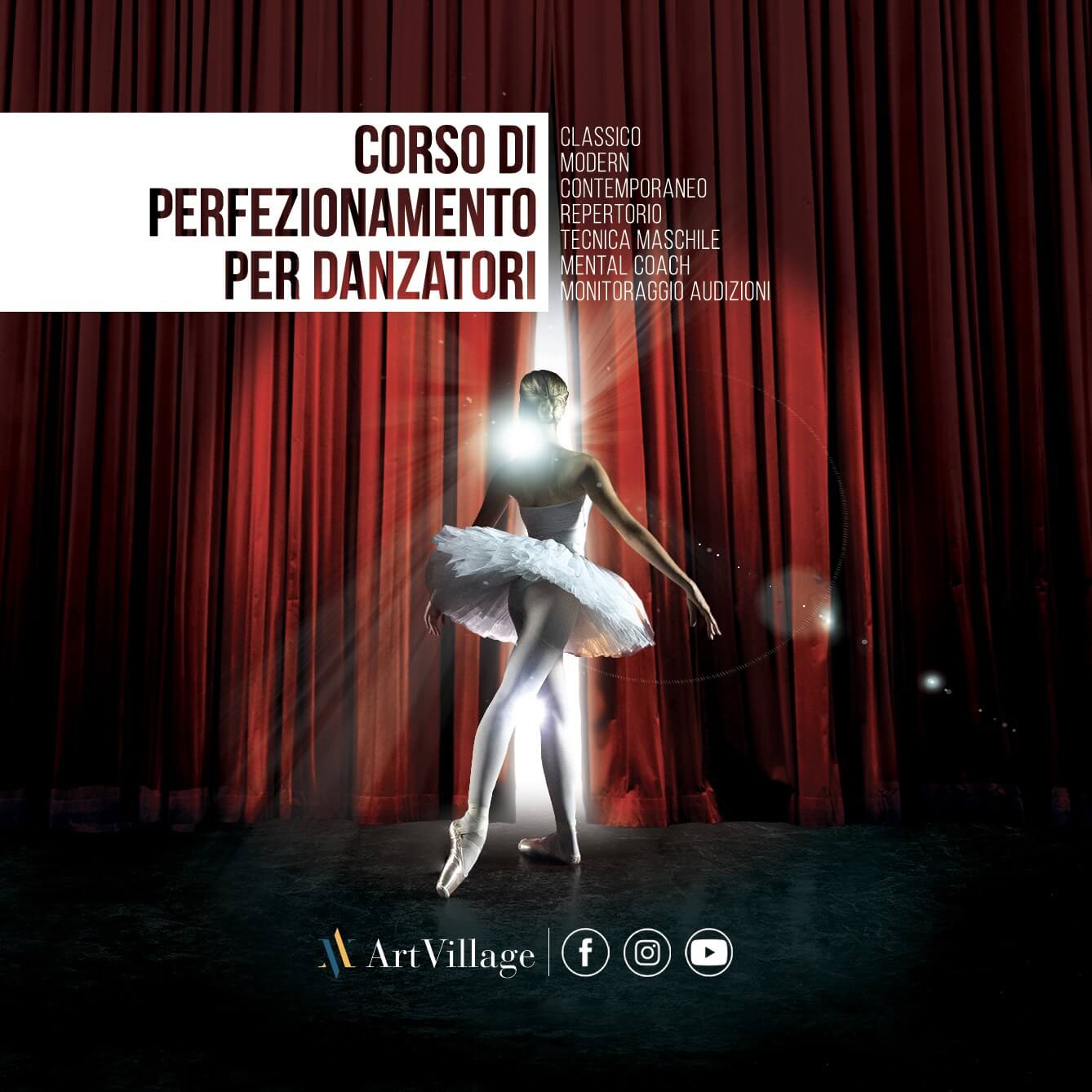 CORSO DI PERFEZIONAMENTO PER DANZATORI – anno accademico 2020/21